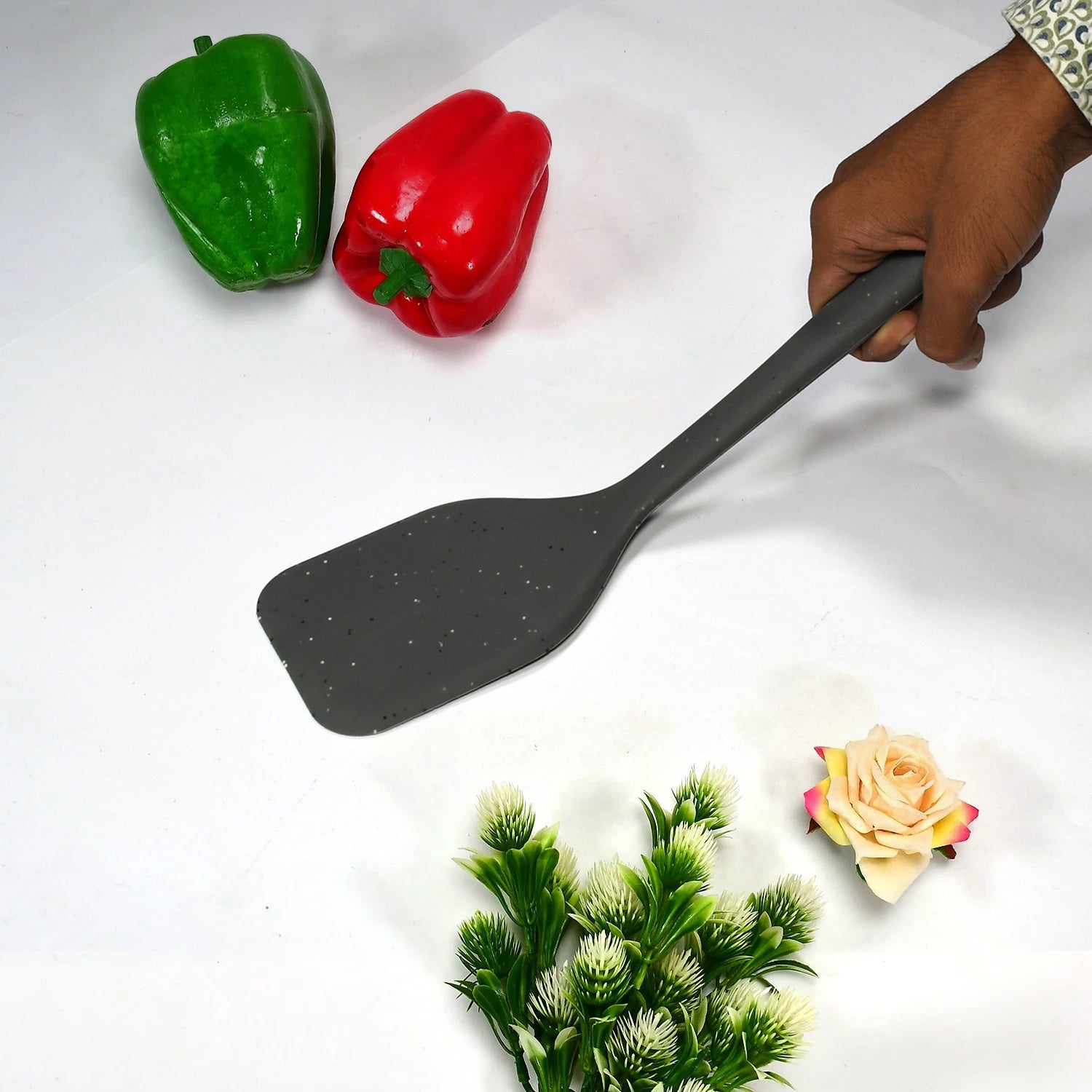 5396 Silicone Spatula - Versatile Tool for Cooking, Baking and Mixing, Set of 1. DeoDap 5396 Silicone Spatula - Versatile Tool for Cooking, Baking and Mixing, Set of 1. DeoDap